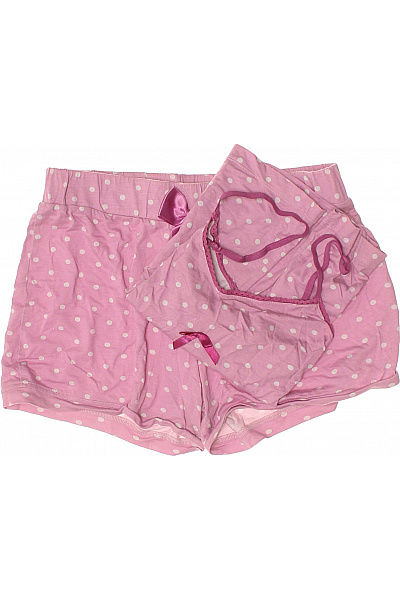 růžové puntíkované bavlněné modalové pyžamo Velikost s | Unimoda | obrázek 2