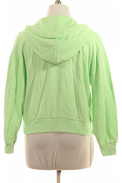 Gap Dámská Zelená Mikina s Kapucí Streetwear Zkrácená Jednobarevná Lehká Velikost l | Gap | obrázek 2