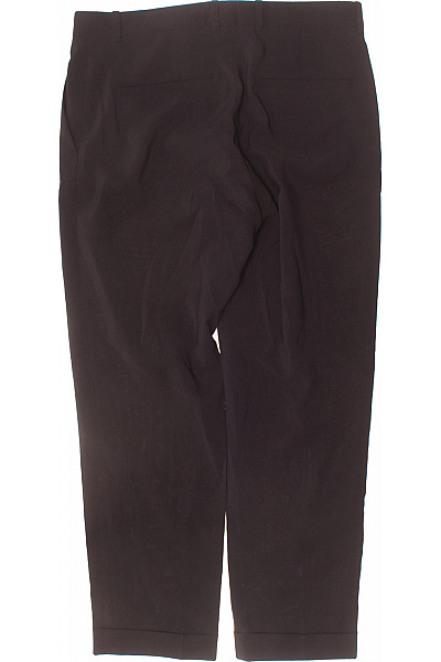 COS Dámské Polyesterové Oblekové Kalhoty Rovné Elegantní Business Tříčtvrteční Černé Vel. 36 | COS | obrázek 3