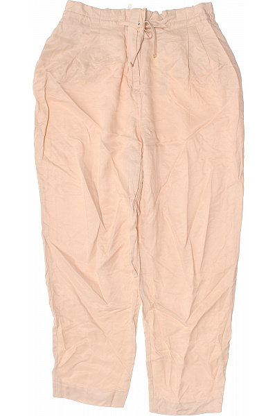 s.OLIVER Dámské kalhoty volnočasové růžové plátěné Velikost S | s.OLIVER | obrázek 2
