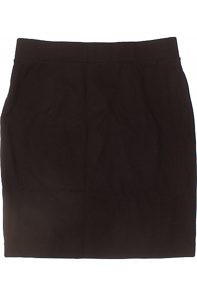 SELECTED Dámská viskózová pouzdrová mini sukně černá business rovná Vel. L | SELECTED | obrázek 3