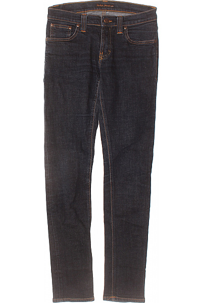 Nudie Jeans Dámské Bavlněné Tmavě Modré Džíny Skinny Strečové Klasické Velikost 27