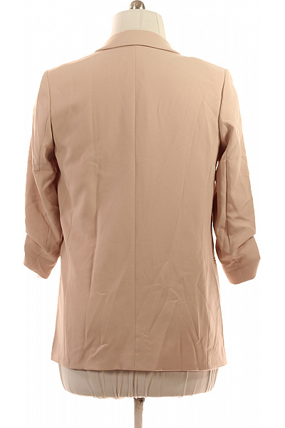 ZARA Polyesterový Béžový Blejzr Ležérní S 3/4 Rukávem Na Běžné Nošení Vel. L | ZARA | obrázek 2