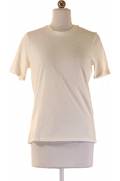 Friboo Dívčí Bavlněné Tričko Bílé Krátký Rukáv Vel. 158/164