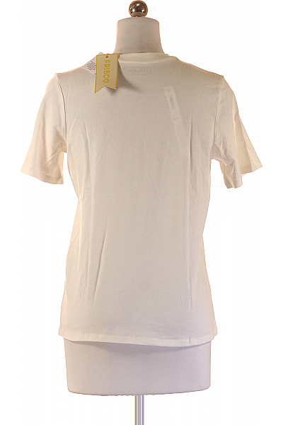 Friboo Dívčí bavlněné tričko bílé krátký rukáv Vel. 158/164 | Friboo | obrázek 2