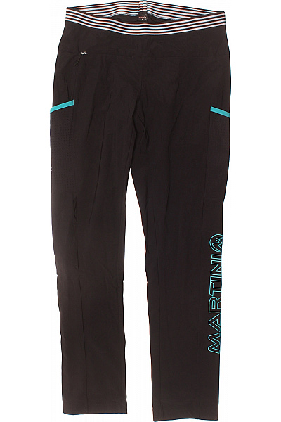 MARTINI Dámské černé sportovní dlouhé kalhoty s potiskem a pružným pasem Velikost M | MARTINI | obrázek 2