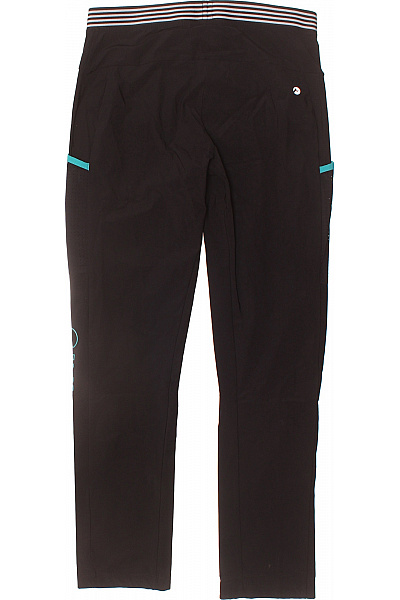 MARTINI Dámské černé sportovní dlouhé kalhoty s potiskem a pružným pasem Velikost M | MARTINI | obrázek 3