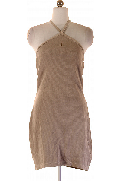 Calvin Klein letní šaty na ramínka žebrované bavlněné Velikost s | Calvin Klein | obrázek 2