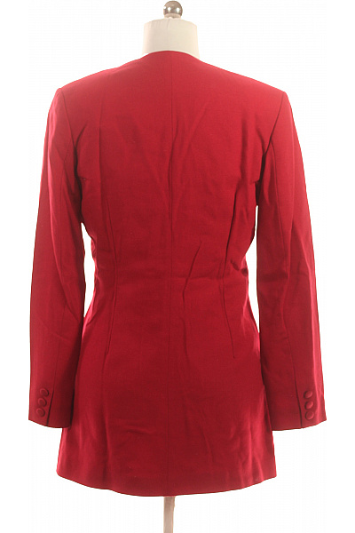 PART TWO Červený dámský blejzr elegantní vypasované jednořadé dlouhé na běžné nošení Velikost 38 | PART TWO | obrázek 3