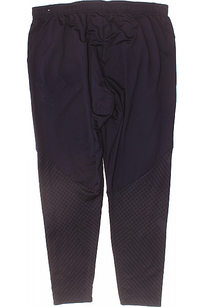 Nike Pánské tmavě modré sportovní polyesterové tepláky s potiskem na nohavicích Velikost XL | Nike | obrázek 2