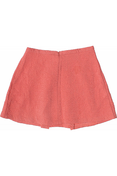 ZARA Dámská korálová prošívaná áčková mini skater sukně Velikost M | ZARA | obrázek 3