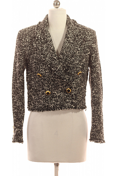 ZARA Teplé Dámské Sako Černobílé Vel. XS | ZARA | obrázek 2