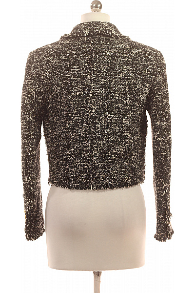 ZARA Teplé Dámské Sako Černobílé Vel. XS | ZARA | obrázek 3