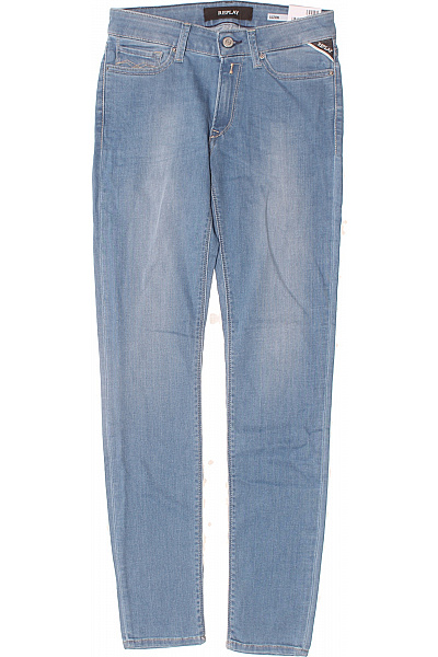 REPLAY Dámské Džíny Luzien Světle Modré Strečové Skinny Vel. 27/30