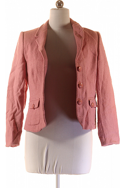 Marks & Spencer Dámské Sako Vlněné Růžové | Marks & Spencer | obrázek 4