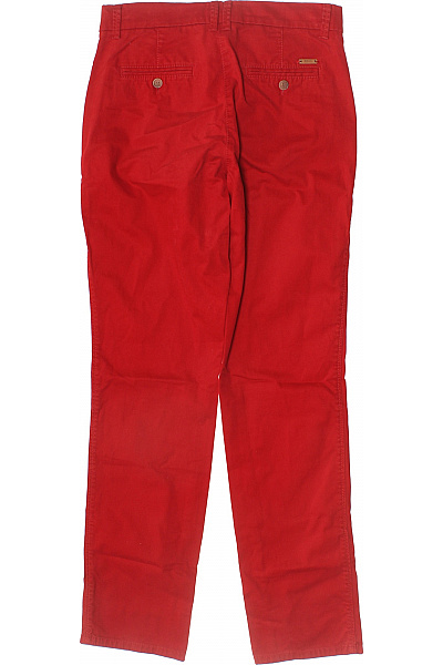 BRAX Dámské bavlněné červené chino kalhoty rovné ležérní s kapsami Velikost 36 | BRAX | obrázek 3