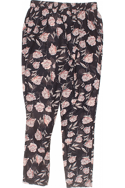 Kaffe Dámské kalhoty květované volnočasové dlouhé černé Velikost 38 | Kaffe | obrázek 3