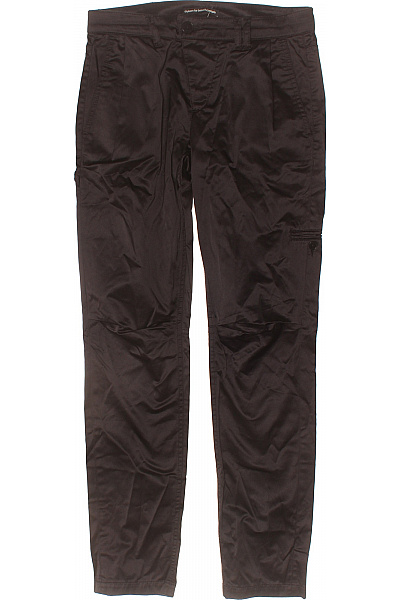 DRYKORN Dámské bavlněné tmavě hnědé lesklé rovné cargo kalhoty s kapsami Velikost 27/34 | DRYKORN | obrázek 2