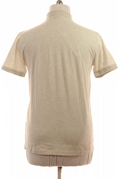 Hugo Boss Pánské bavlněné polo tričko béžové melír s krátkým rukávem a náprsní kapsou Velikost L | Hugo Boss | obrázek 2