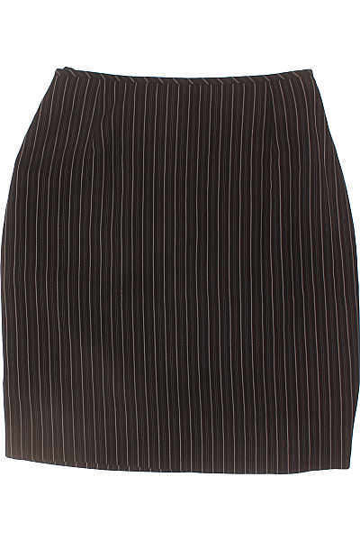 TAIFUN Dámská pouzdrová sukně černé pruhovaná business krátká acetátová Vel. 38 | TAIFUN | obrázek 2