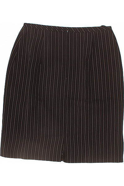 TAIFUN Dámská pouzdrová sukně černé pruhovaná business krátká acetátová Vel. 38 | TAIFUN | obrázek 3