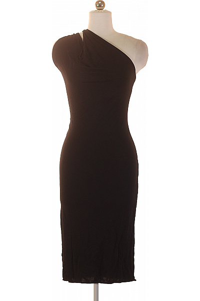 HELMUT LANG dámské černé letní šaty pouzdrové asymetrické Velikost XS | HELMUT LANG | obrázek 2