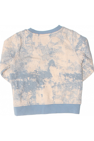 Lyle & Scott Dětská Bavlněná Mikina Modrá Světle S Potiskem Kulatý Výstřih Velikost 18M | Lyle & Scott | obrázek 2