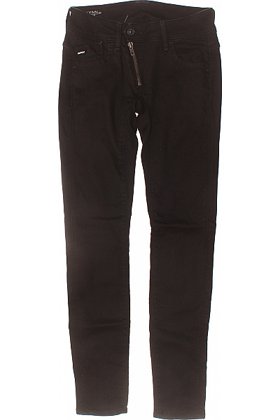 G-Star Dámské černé Skinny Džíny Se Zipem Velikost 25