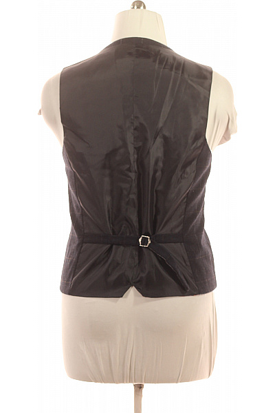 Cavalinho Pánská společenská vesta tmavě modrá kostkovaná elegantní bez rukávů Velikost 52 | Cavalinho | obrázek 3