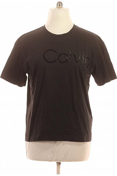 Calvin Klein Pánské tričko černé s krátkým rukávem a nápisem basic Vel. xxl | Calvin Klein | obrázek 2