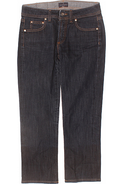 Trussardi Dámské Tmavě Modré Džíny Klasické Rovné S Kapsami Vel. 27