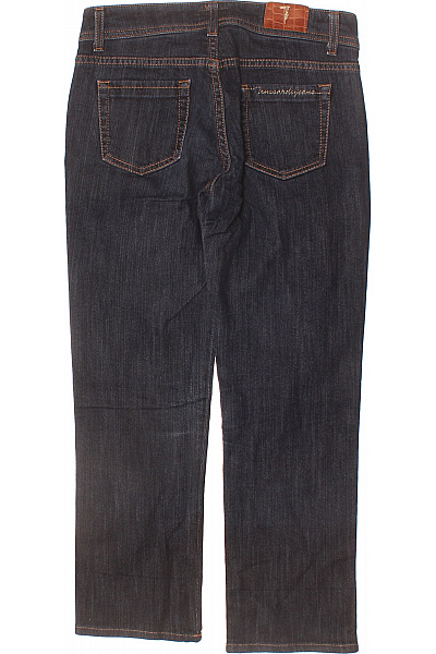 Trussardi Dámské tmavě modré džíny klasické rovné s kapsami Vel. 27 | Trussardi | obrázek 2