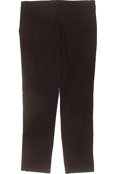 MANGO Dámské viskózové kalhoty rovné tmavě hnědé elegantní business Vel. 40 | MANGO | obrázek 2