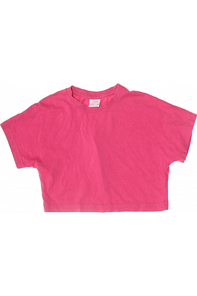 ZARA Dívčí Crop Tričko Krátký Rukáv Jednobarevné Letní Oversize Velikost 120 | ZARA | obrázek 2