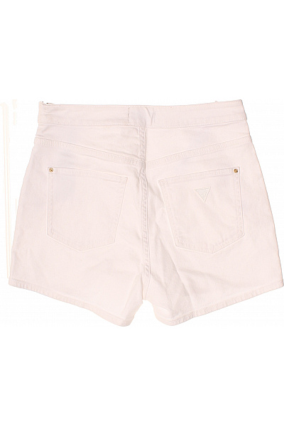 Guess Dámské bílé džínové kraťasy s vysokým pasem a zipem Vel. 27 | Guess | obrázek 2