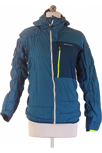 ORTOVOX Pánská prošívaná lehká outdoorová bunda s kapucí modrá funkční Velikost m | ORTOVOX | obrázek 2