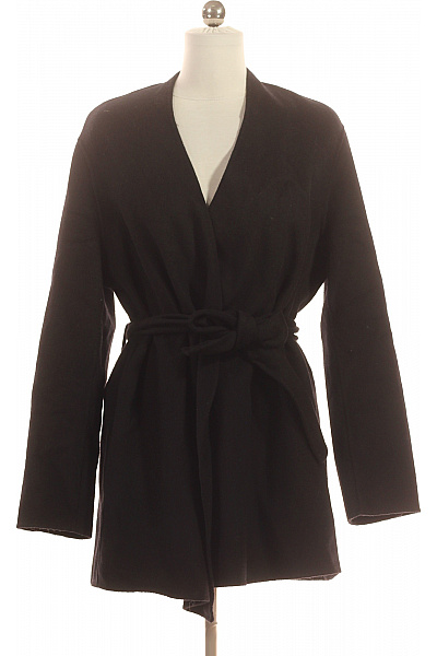 MANGO Krátký Dámský Kabát Černý Vel. XS