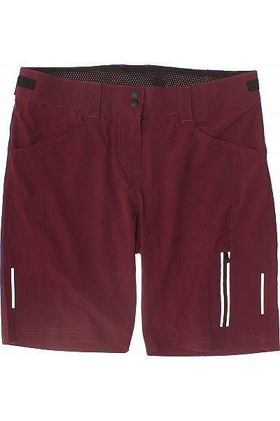 protective Dámské polyesterové sportovní outdoorové kraťasy krátké vínové s kapsami Vel. 42 | protective | obrázek 2