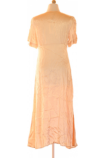 Coast Dámské midi šaty saténové propínací letní volné pastelové Vel. 40 | Coast | obrázek 3