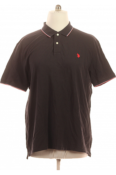 U.S.POLO ASSN. Polo tričko s krátkým rukávem tmavé jednobarevné s výšivkou Velikost 4XL | U.S.POLO ASSN. | obrázek 2