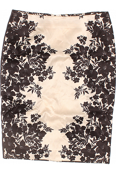 expresso Dámská pouzdrová sukně elegantní midi květinová vzorovaná béžová černá Velikost 34 | expresso | obrázek 2