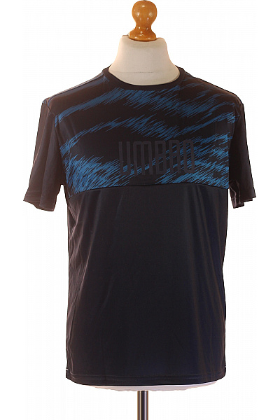 umbro Pánské polyesterové sportovní tričko tmavě modré s potiskem a nápisem Velikost M | umbro | obrázek 2
