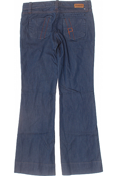 pinko Dámské modré zvonové džíny bavlněné Velikost 28 | pinko | obrázek 2