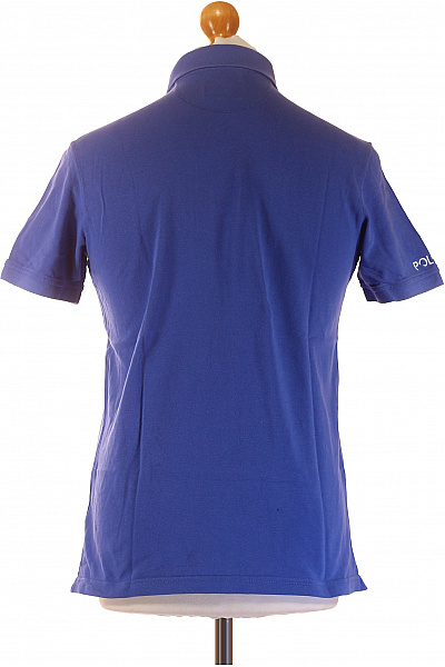 La Martina Pánské bavlněné modré polo tričko s krátkým rukávem s výšivkou Vel. M | La Martina | obrázek 3