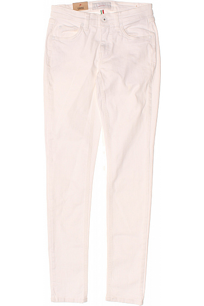 CINQUE Dámské Bílé Strečové Skinny Džíny S Vysokým Pasem Velikost 26/32