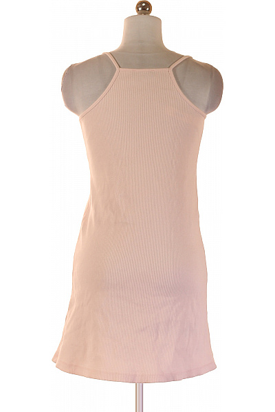 LOUIS VUITTON Dámské bavlněné letní tílkové šaty žebrované jednoduché růžové Vel. S | LOUIS VUITTON | obrázek 2