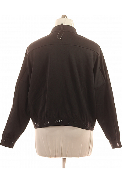 ADIDAS Dámská polyesterová sportovní bunda černá jednobarevná lehká zkrácená Vel. 2X | ADIDAS | obrázek 2