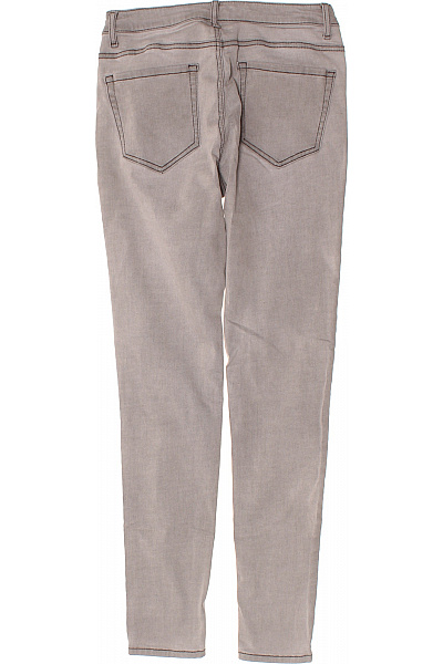 Kaffe Dámské šedé strečové džíny skinny kapsy se zipy Velikost 38 | Kaffe | obrázek 2