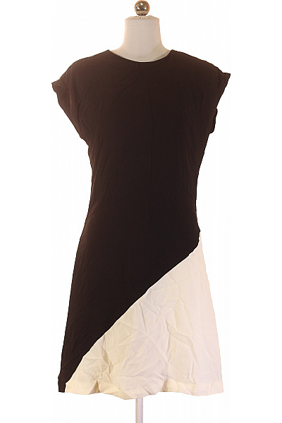 TOMMY HILFIGER Černobílé šaty Bez Rukávů Asymetrické Krátké Denní Jednoduché Vel. US 4