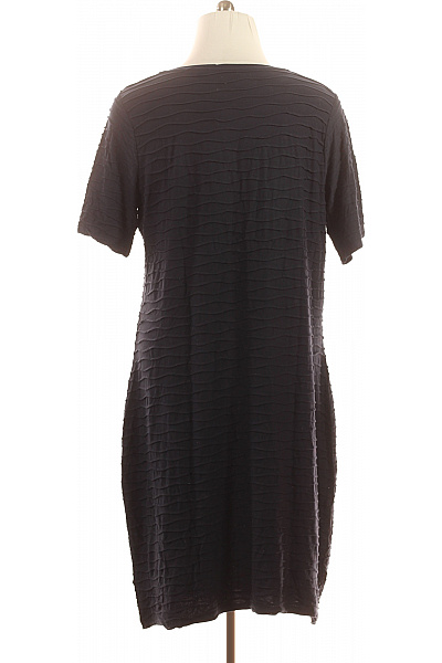 BETTY BARCLAY Černé pouzdrové šaty letní žebrované krátké upnuté denní Vel. 46 | BETTY BARCLAY | obrázek 2